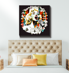 Jazz Echoes Wrapped Canvas