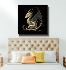 Majestic Dragon Sky Dance Canvas