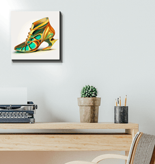 Abstract Footwear Vision - Futuristic Canvas Print - Beyond T-shirts