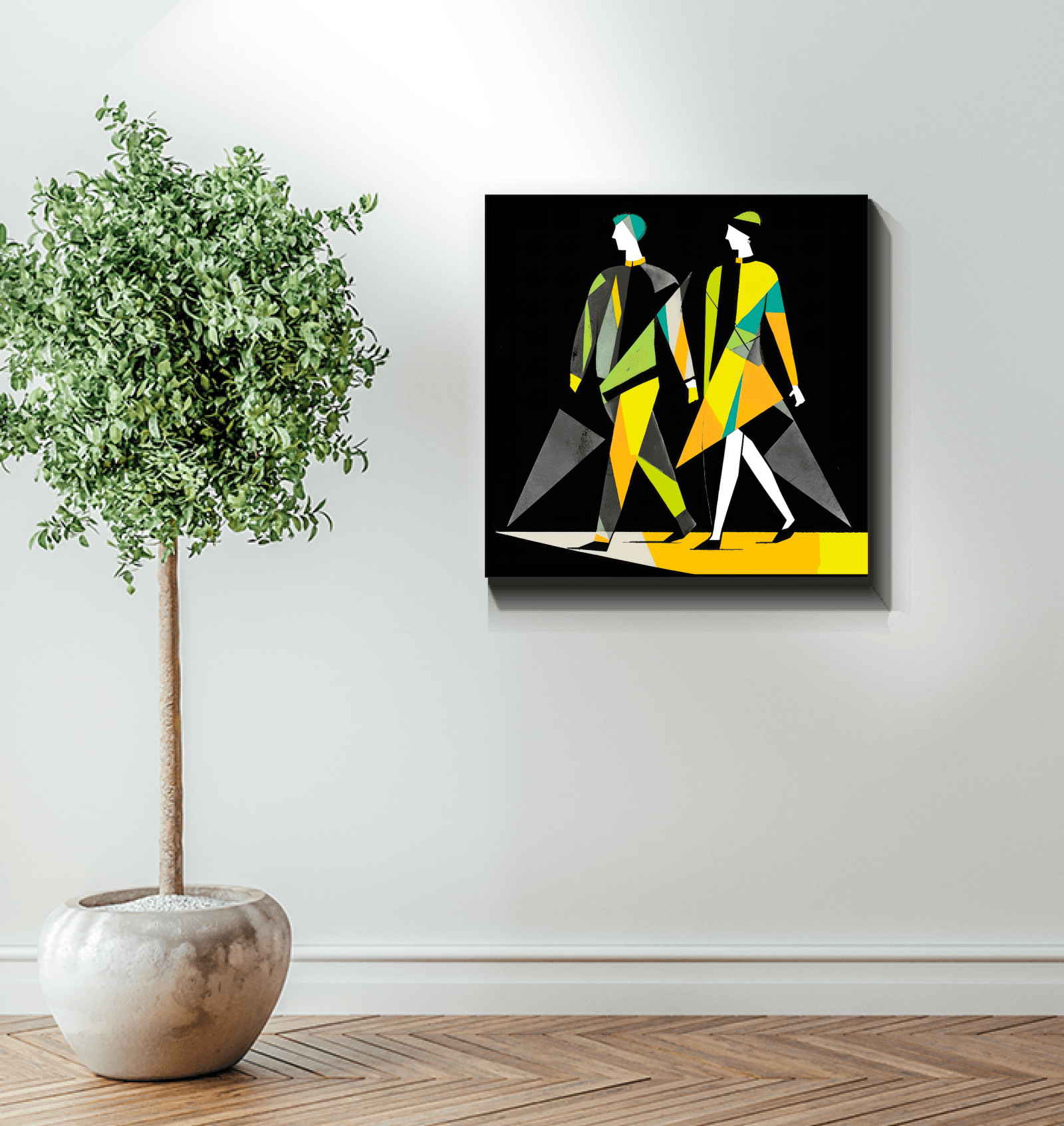 Runway Reverie Abstract Canvas - Beyond T-shirts