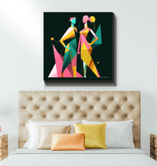 Chic Couture Abstract Expression Canvas - Beyond T-shirts