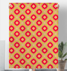 Stylish Chevron print Sherpa blanket for modern home decor