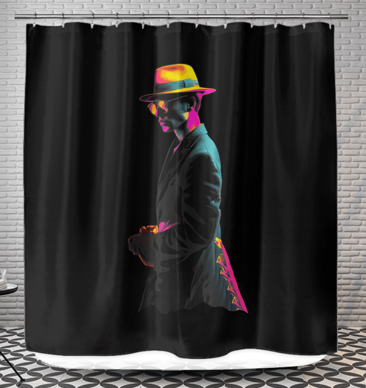 Runway Chic Shower Curtain - Beyond T-shirts