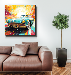 Motorcycle Mania Wrapped Canvas