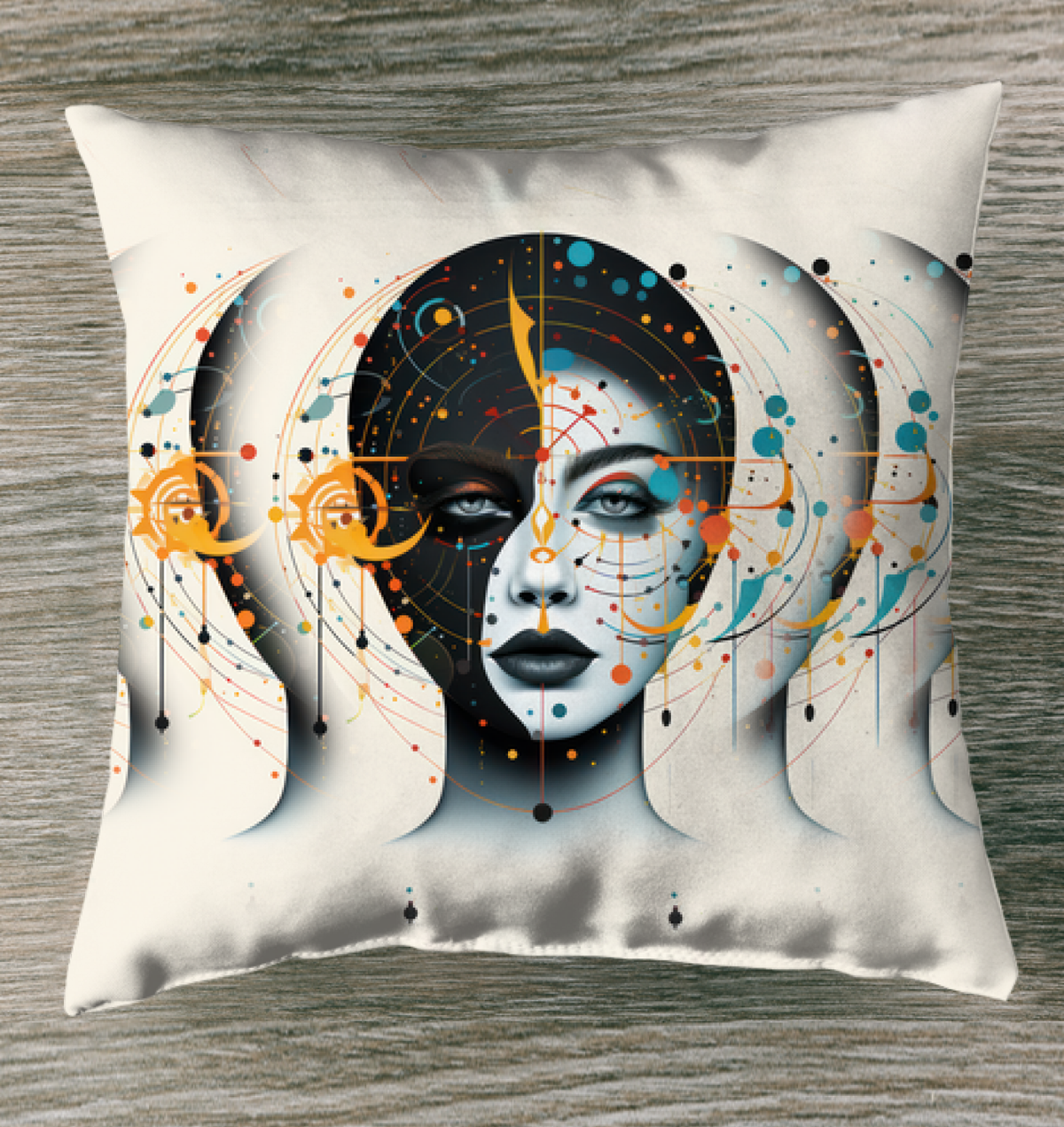 Painter's Palette Pillow