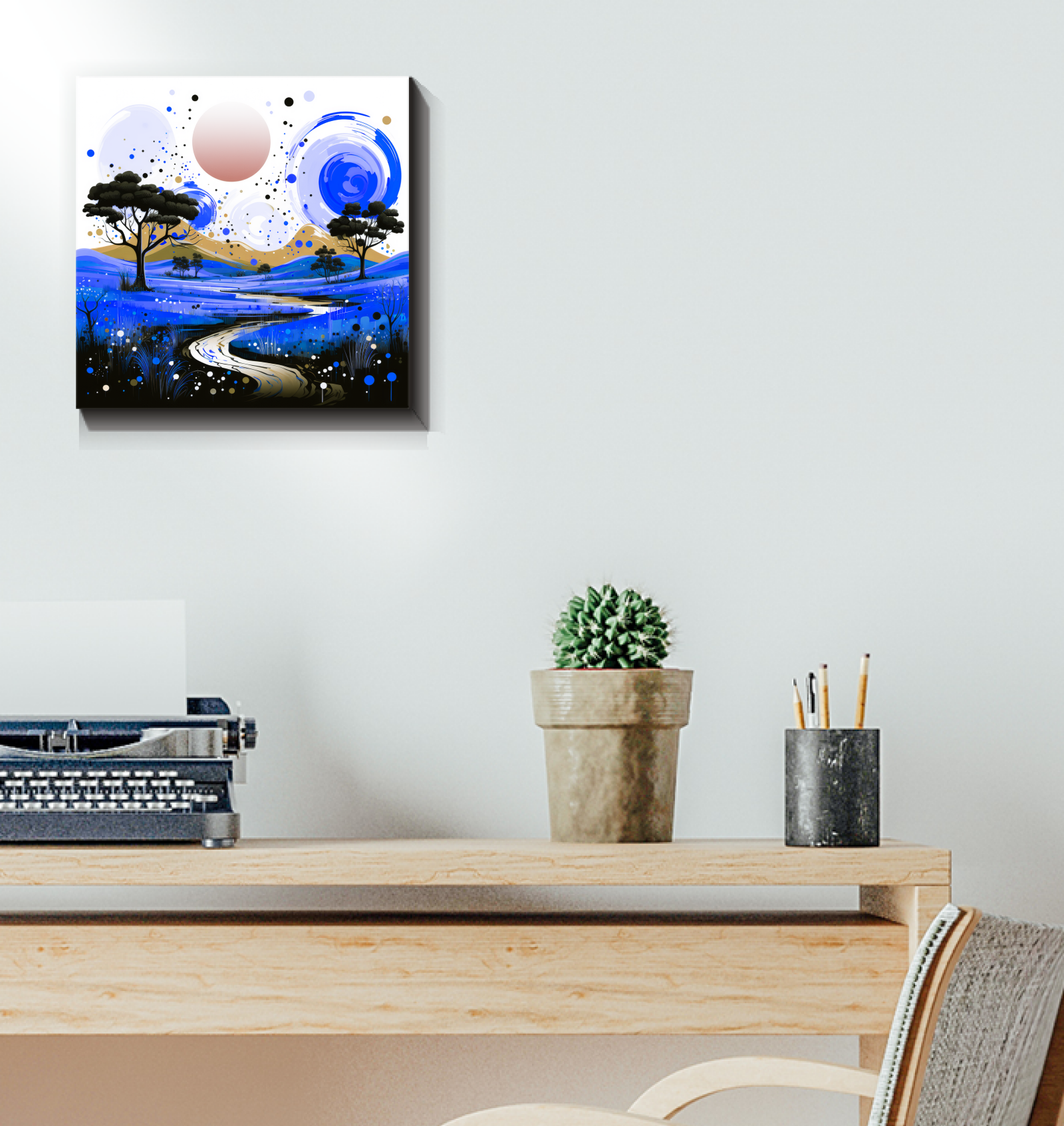 Captivating Canyon Desert Landscape Canvas