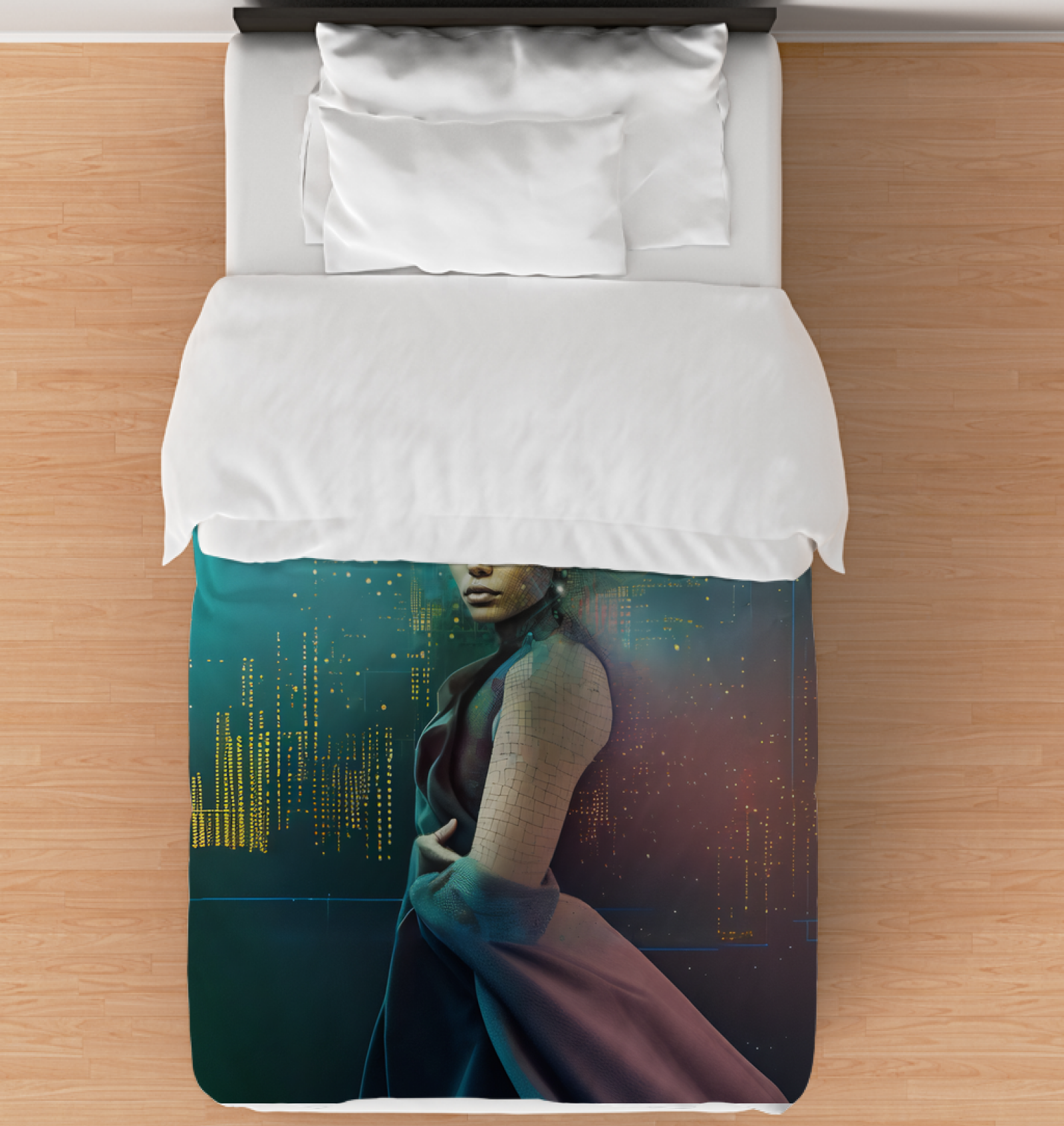 Mystic Dreams Beyond Style duvet cover with enchanting design.