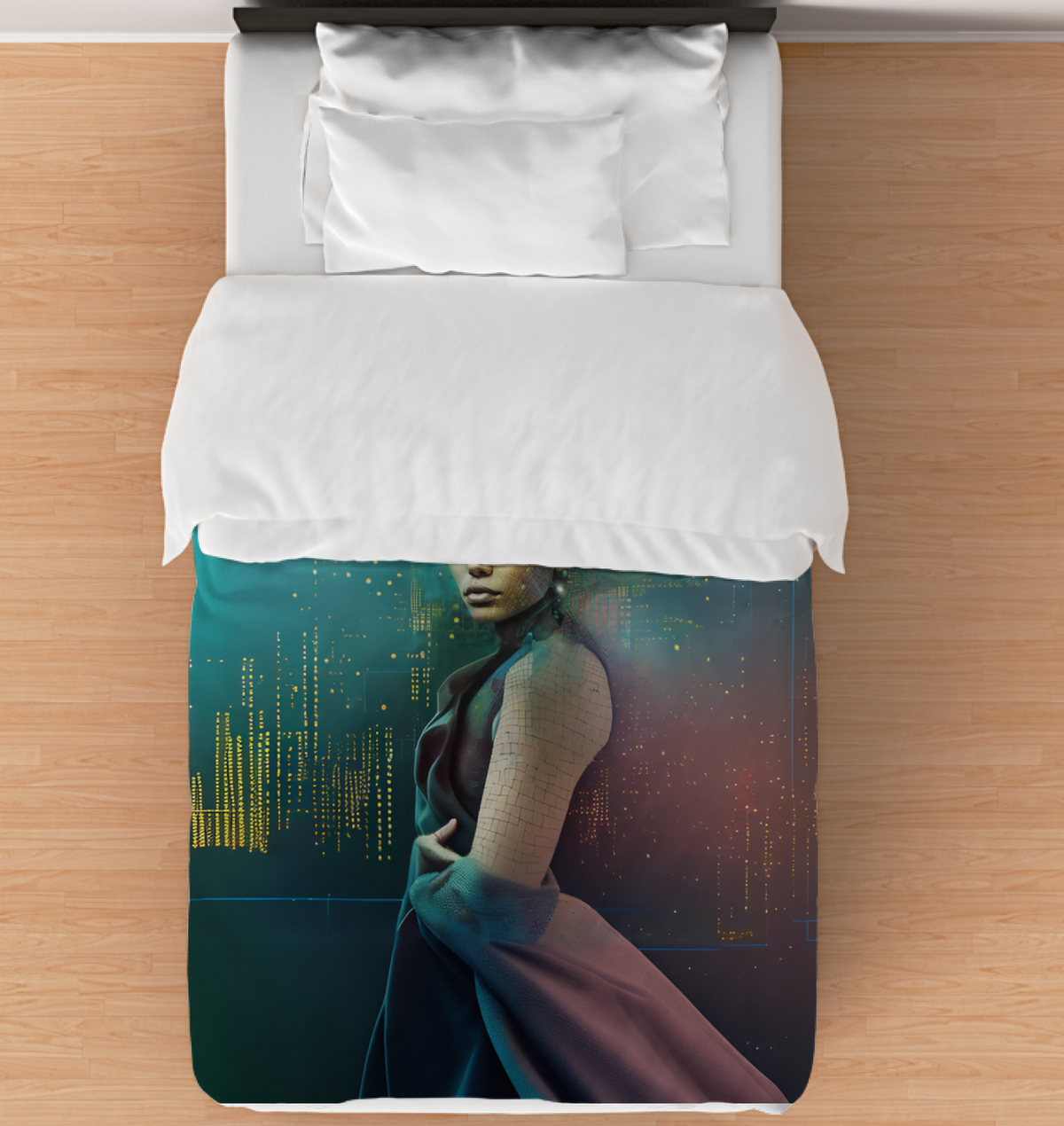 Mystic Dreams Beyond Style duvet cover with enchanting design.