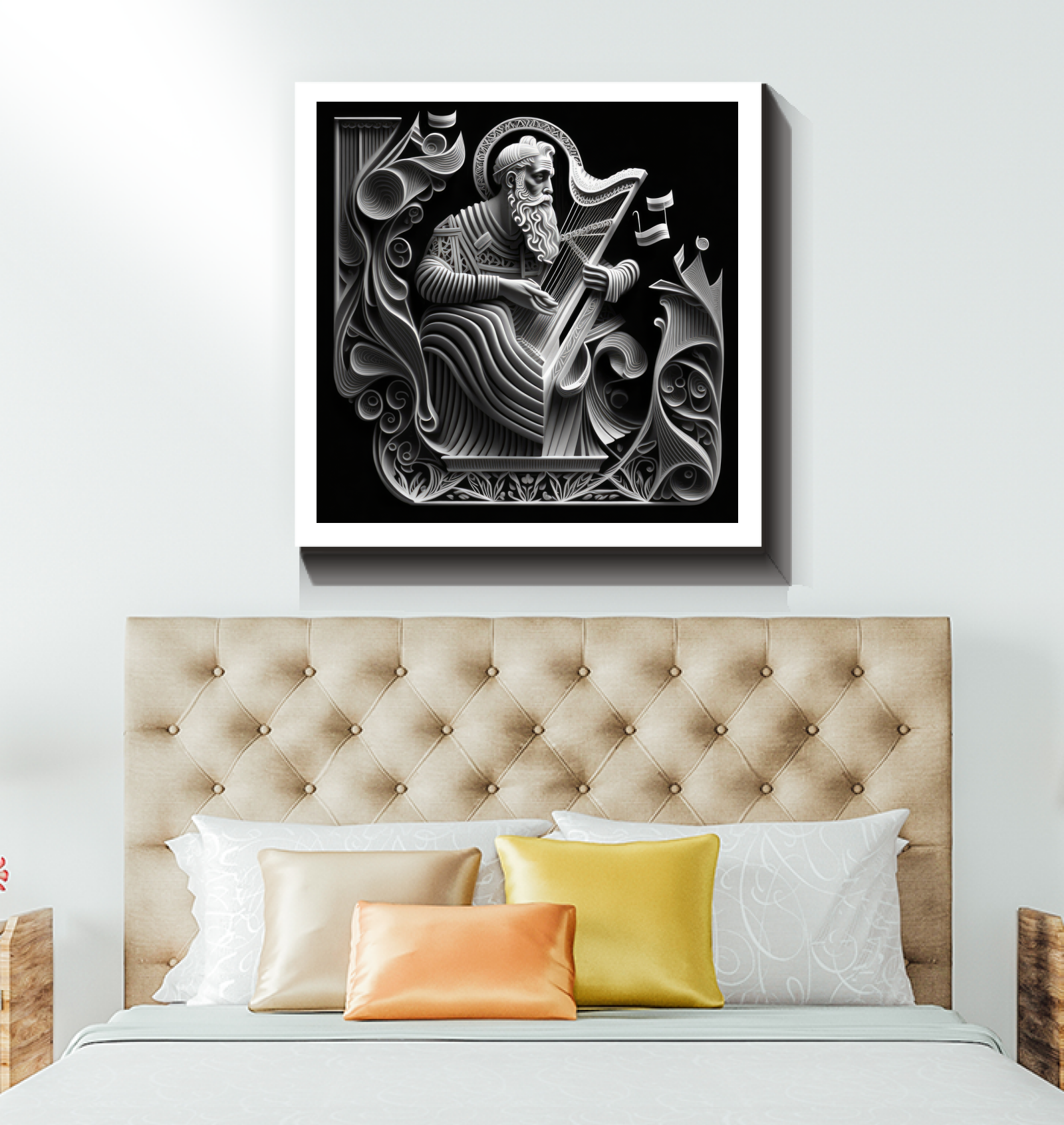 Latin Beats Wrapped Canvas - A fusion of art and music.