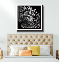 Latin Beats Wrapped Canvas - A fusion of art and music.