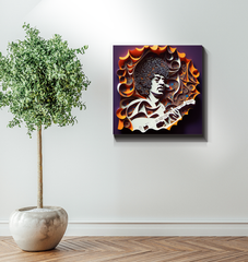 Pop Icon Spotlight Wrapped Canvas