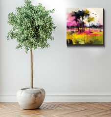 Sunset Splendor Landscape Wrapped Canvas
