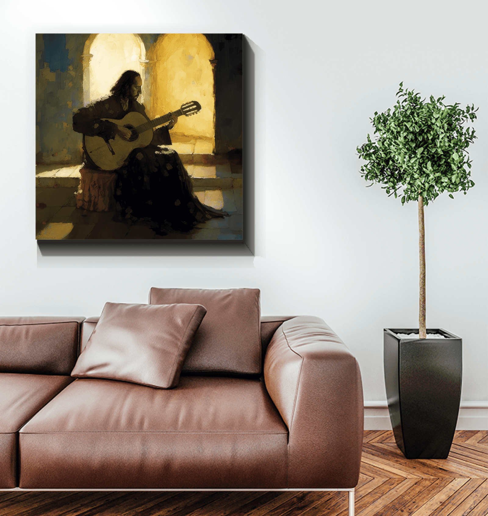 Mandolin Melodies Canvas Print - Beyond T-shirts