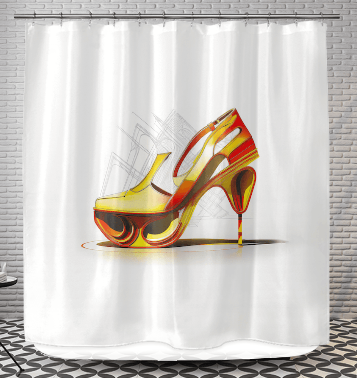 FuturNova Futuristic Shoe Curtain - Beyond T-shirts