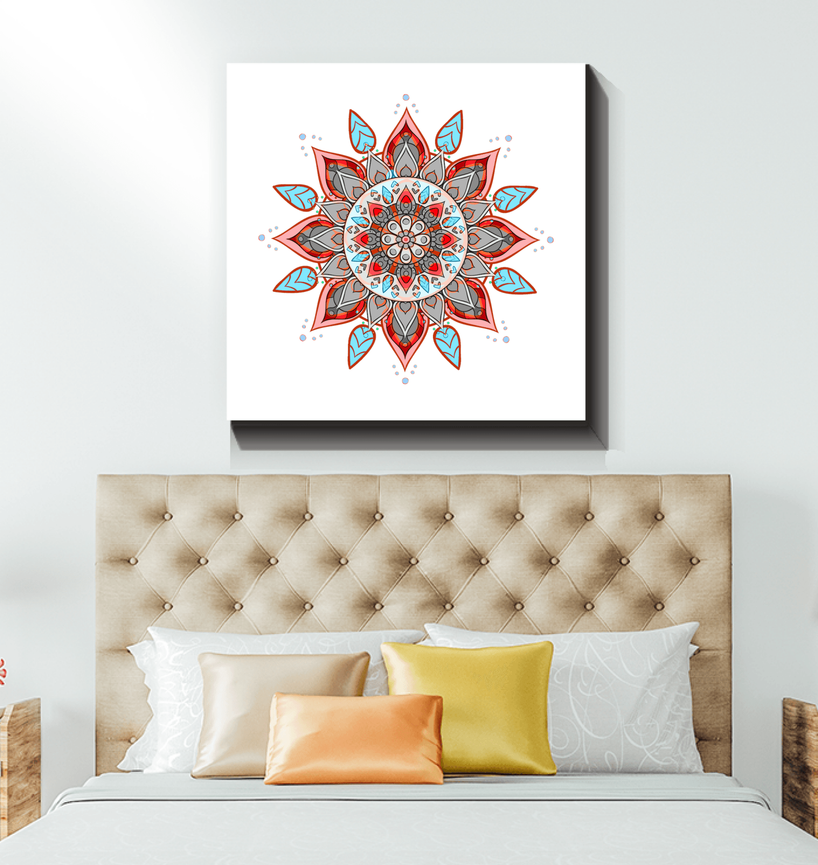 Mandala Wisdom Wooden Wall Art - Beyond T-shirts