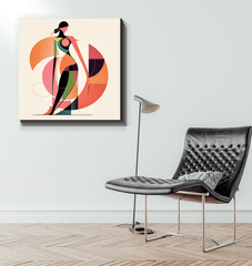 Chic Couture Runway Canvas Print - Beyond T-shirts