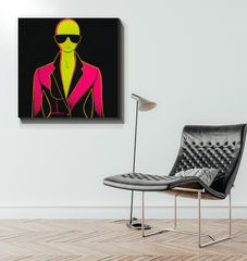 Fashionista's Paradise Canvas Art - Beyond T-shirts