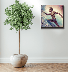 Tidal Flow Wrapped Canvas - Beyond T-shirts