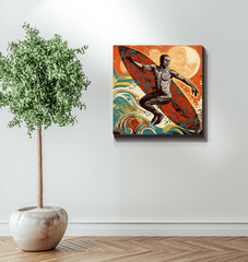 Surfing Dreams Canvas Art - Beyond T-shirts