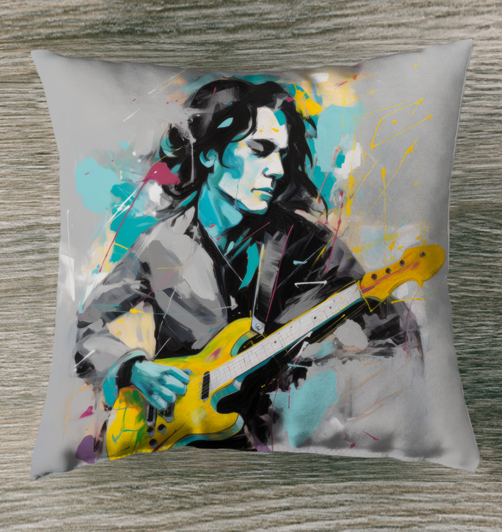 Mystic Echo Indoor Pillow with Elegant Design.