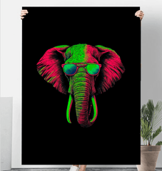 Elephant Serenity Sherpa Blanket - Beyond T-shirts