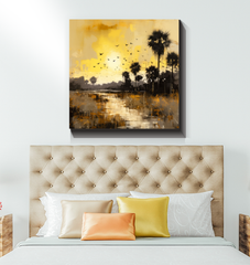 Mountain Bliss Wrapped Canvas