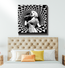 Electro Energy Wrapped Canvas