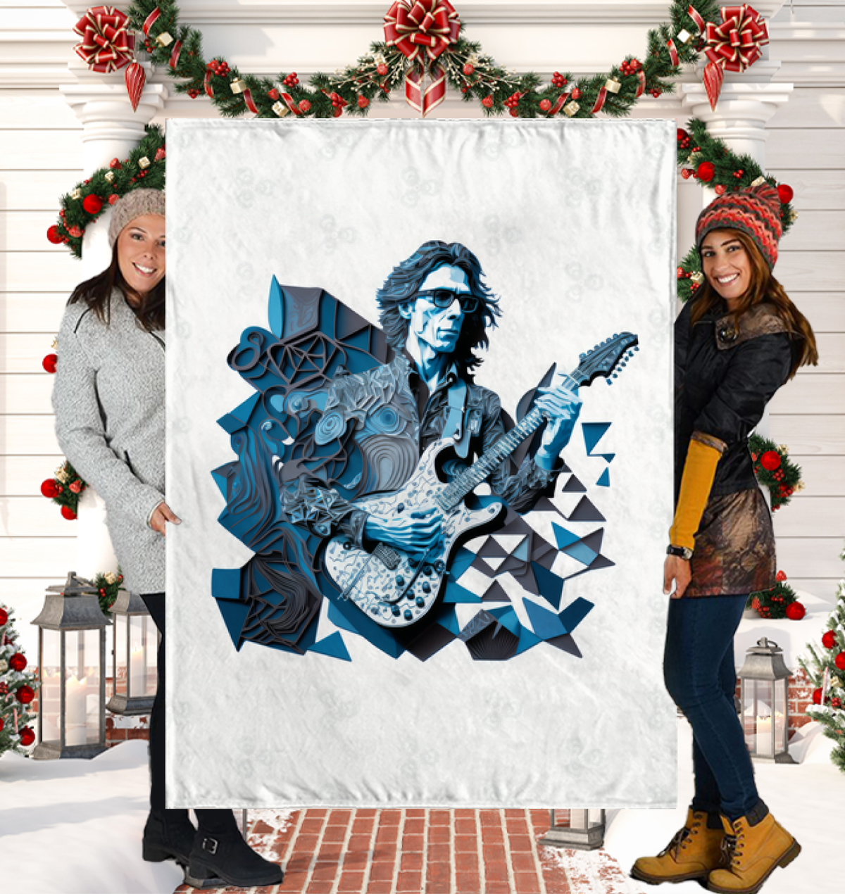 Rock 'n' Roll Legends Sherpa Blanket