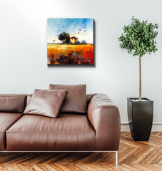 Fields of Gold Harvest Wrapped Canvas
