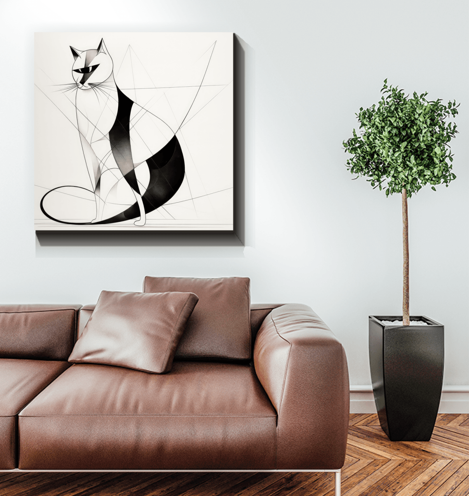 Graceful Tabby Lounge Art - Beyond T-shirts