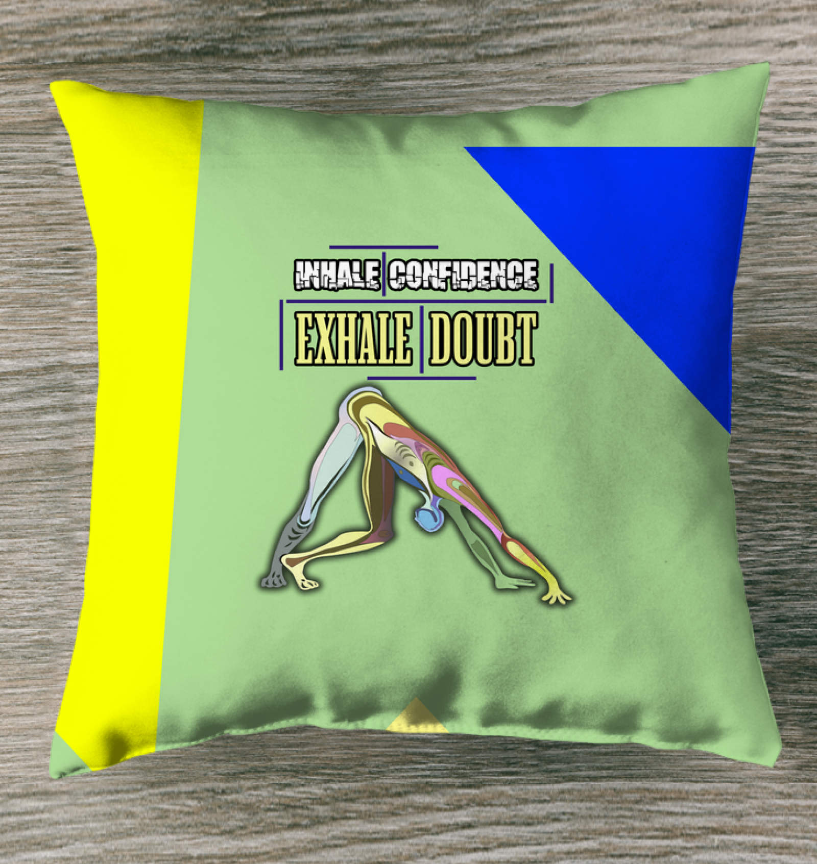 Clean Reflection Outdoor Pillow for outdoor meditation.