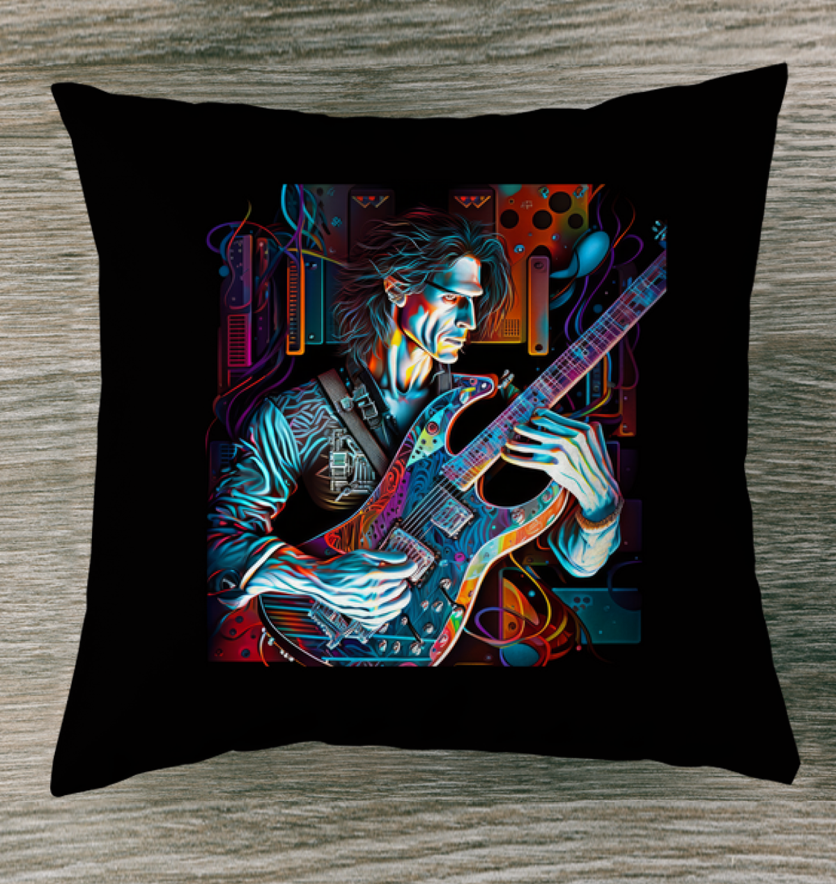 Symphony of Colors Outdoor Pillow