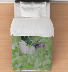 Coastal Serenity Paper Kirigami Duvet Cover