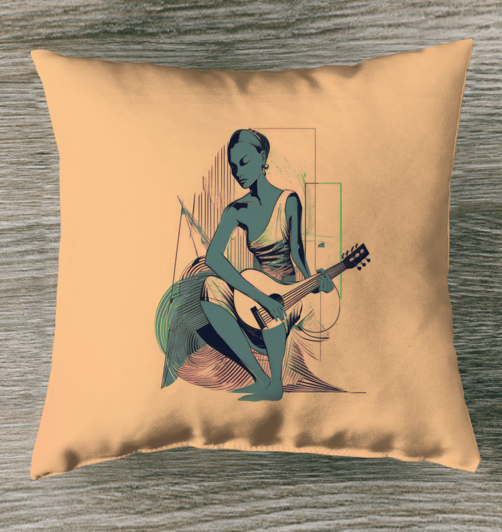 Harmony Of Style Outdoor Pillow - Beyond T-shirts
