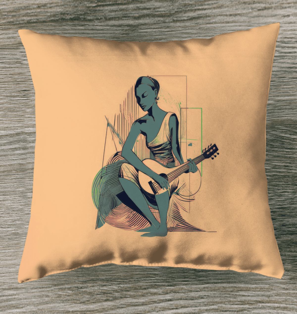 Harmony Of Style Outdoor Pillow - Beyond T-shirts