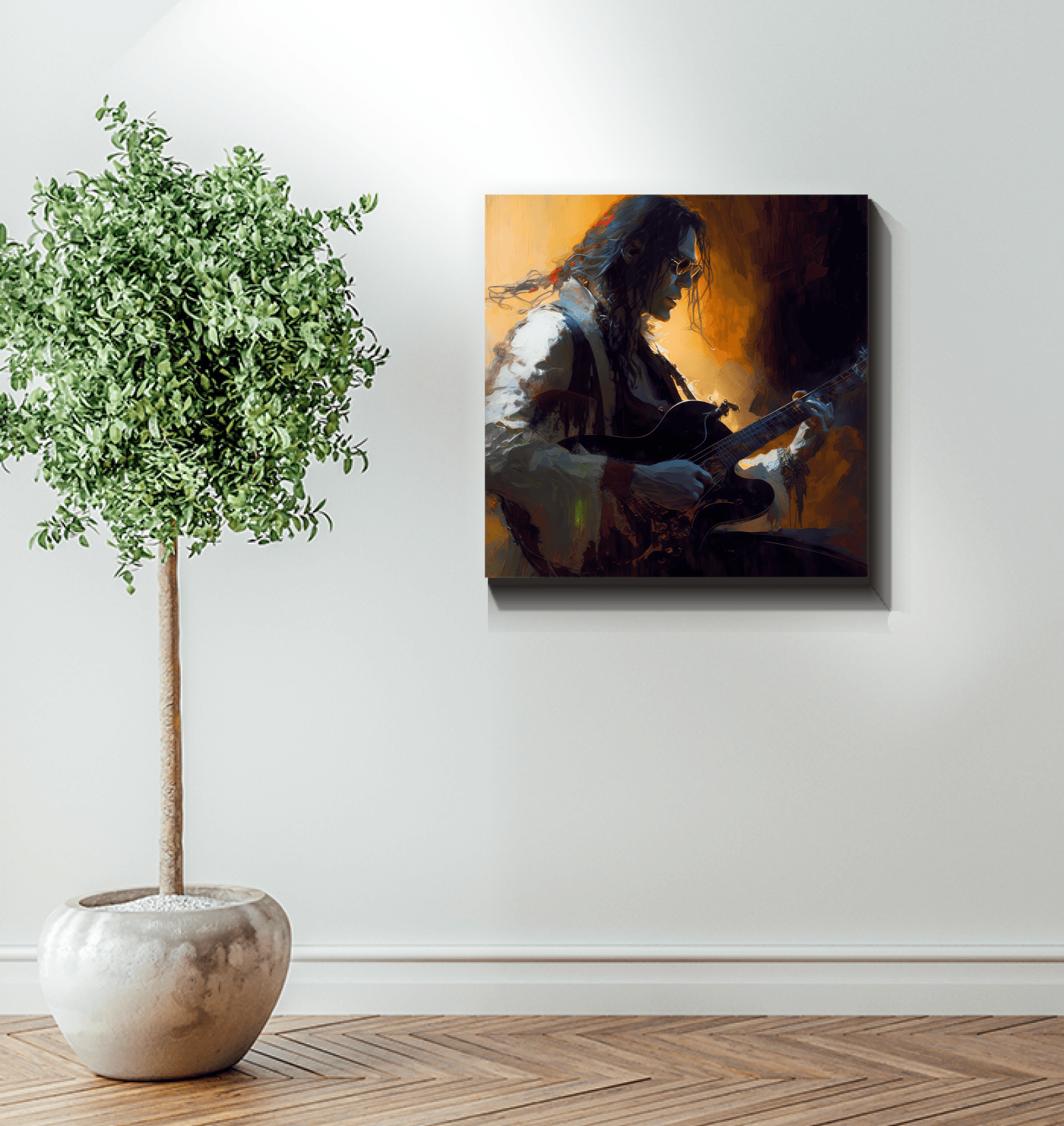 Guitar Harmony - Contemporary Music Canvas - Beyond T-shirts