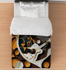 Blues Mood Duvet Cover