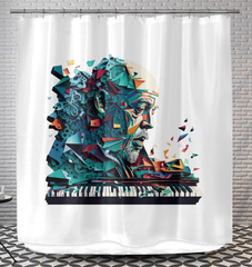 Classical Crescendo Shower Curtain