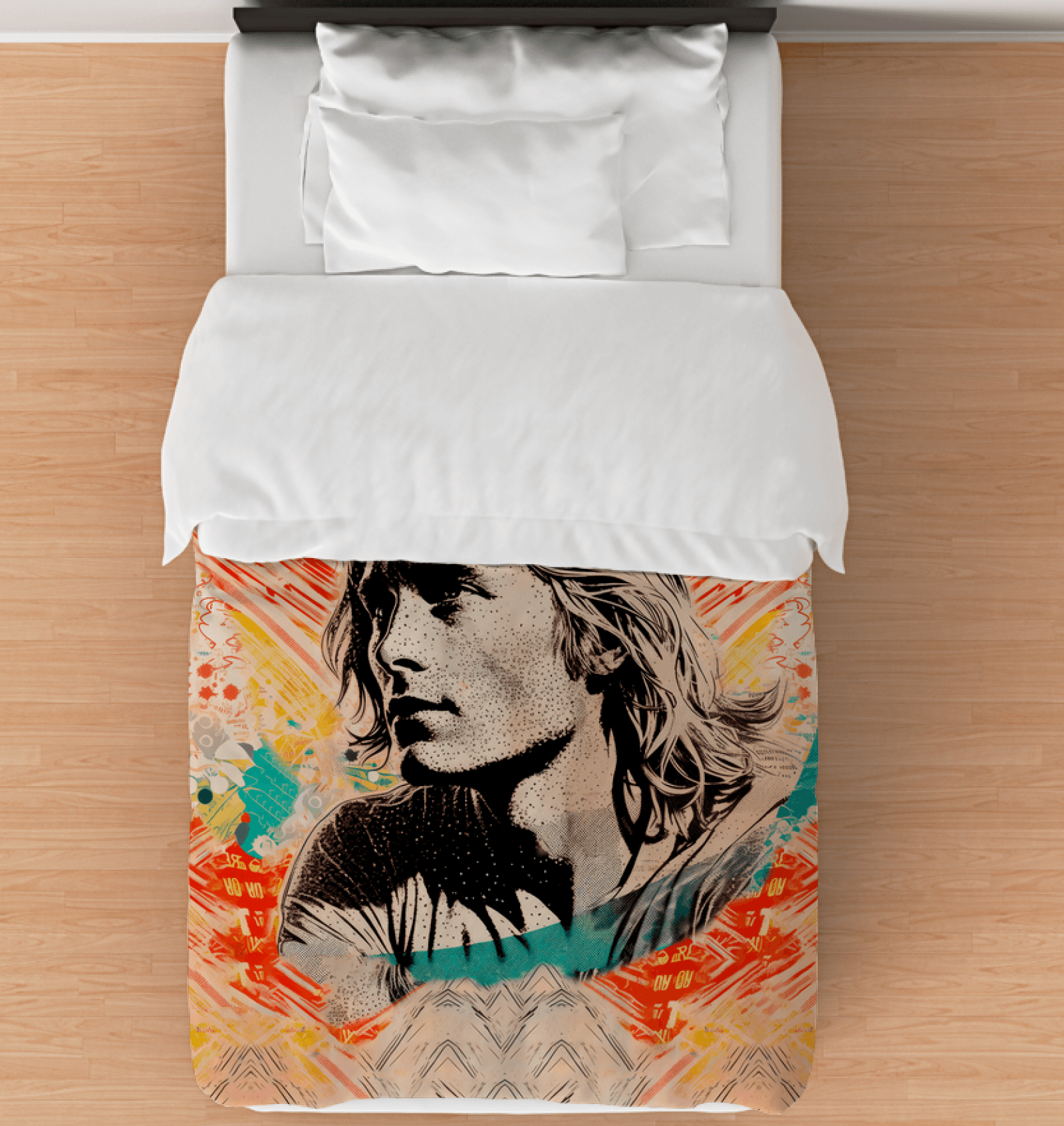 Surfing Serenity All-Over Print Comforter - Beyond T-shirts