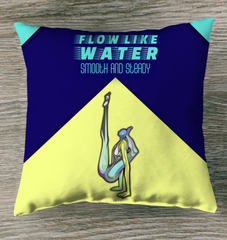 Vibrant Energy Flow Indoor Pillow with stylish design.