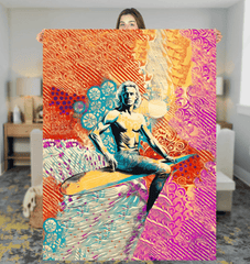 Wave Paradise Fleece Throw - Beyond T-shirts