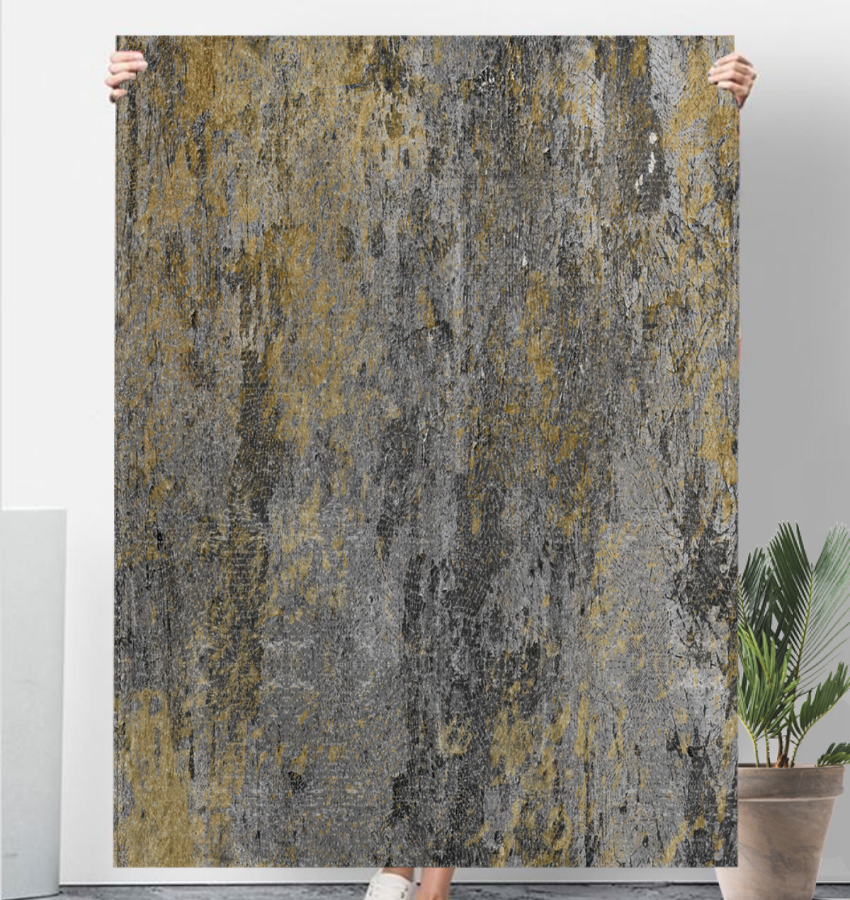 2Modern Metallic Sherpa Blanket