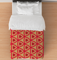 Scandinavian Simplicity Duvet Cover on a neatly made bed