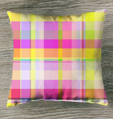 Fiesta Fiesta Outdoor Pillow displayed on a patio chair, infusing the outdoor space with vibrant colors and festive vibes.