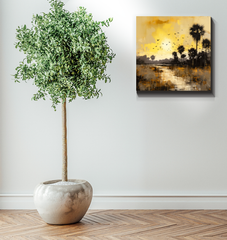 Mountain Bliss Wrapped Canvas