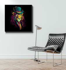 Regal Stare Canvas Art - Beyond T-shirts