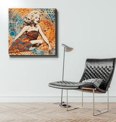 Surfing 5 03 Canvas art piece close-up