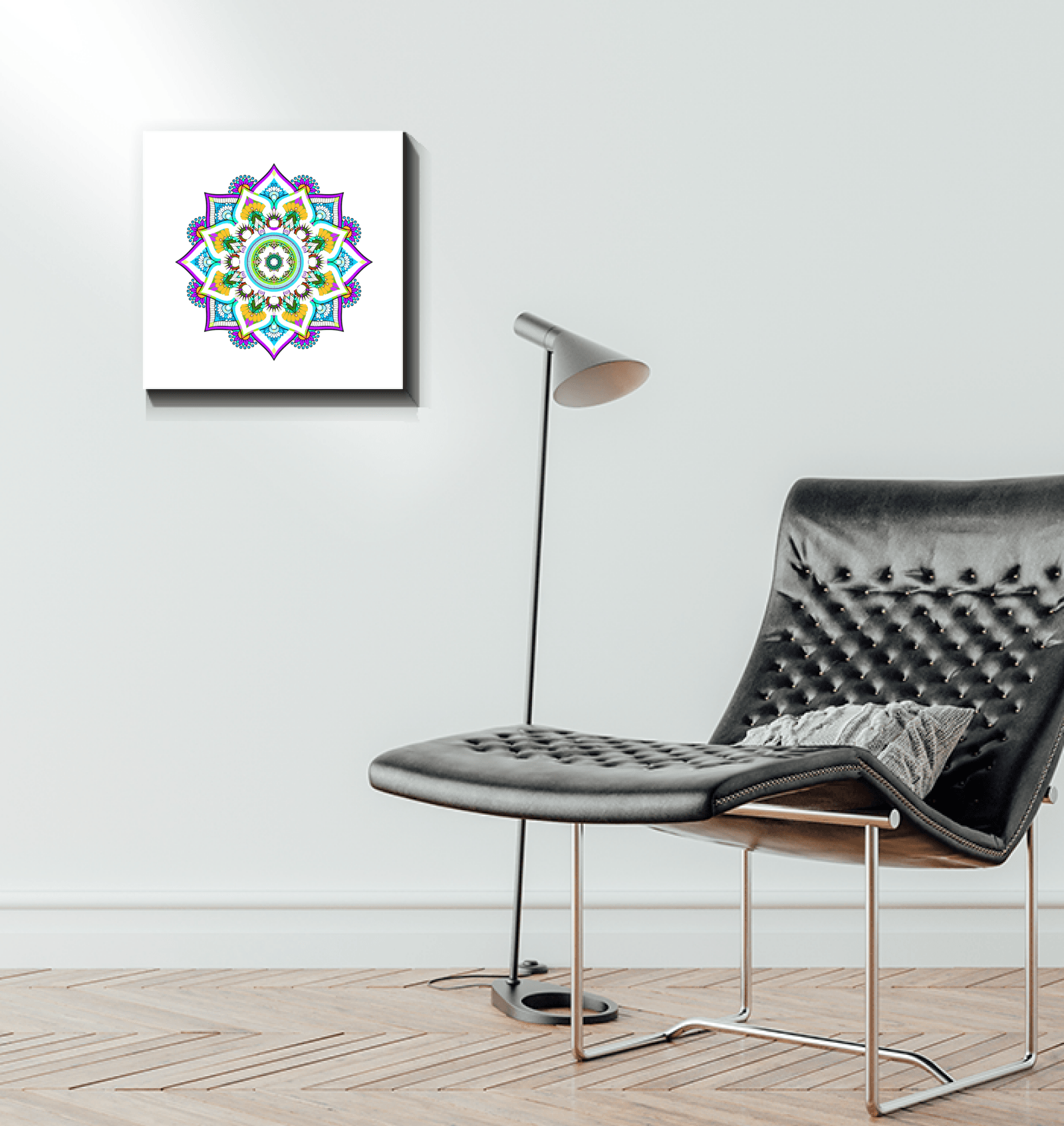 Mandala Blossom Ceramic Mural - Beyond T-shirts