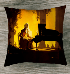 Classical Couture Outdoor Pillow - Beyond T-shirts