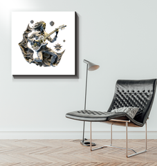 Instrumental Infusion Wrapped Canvas